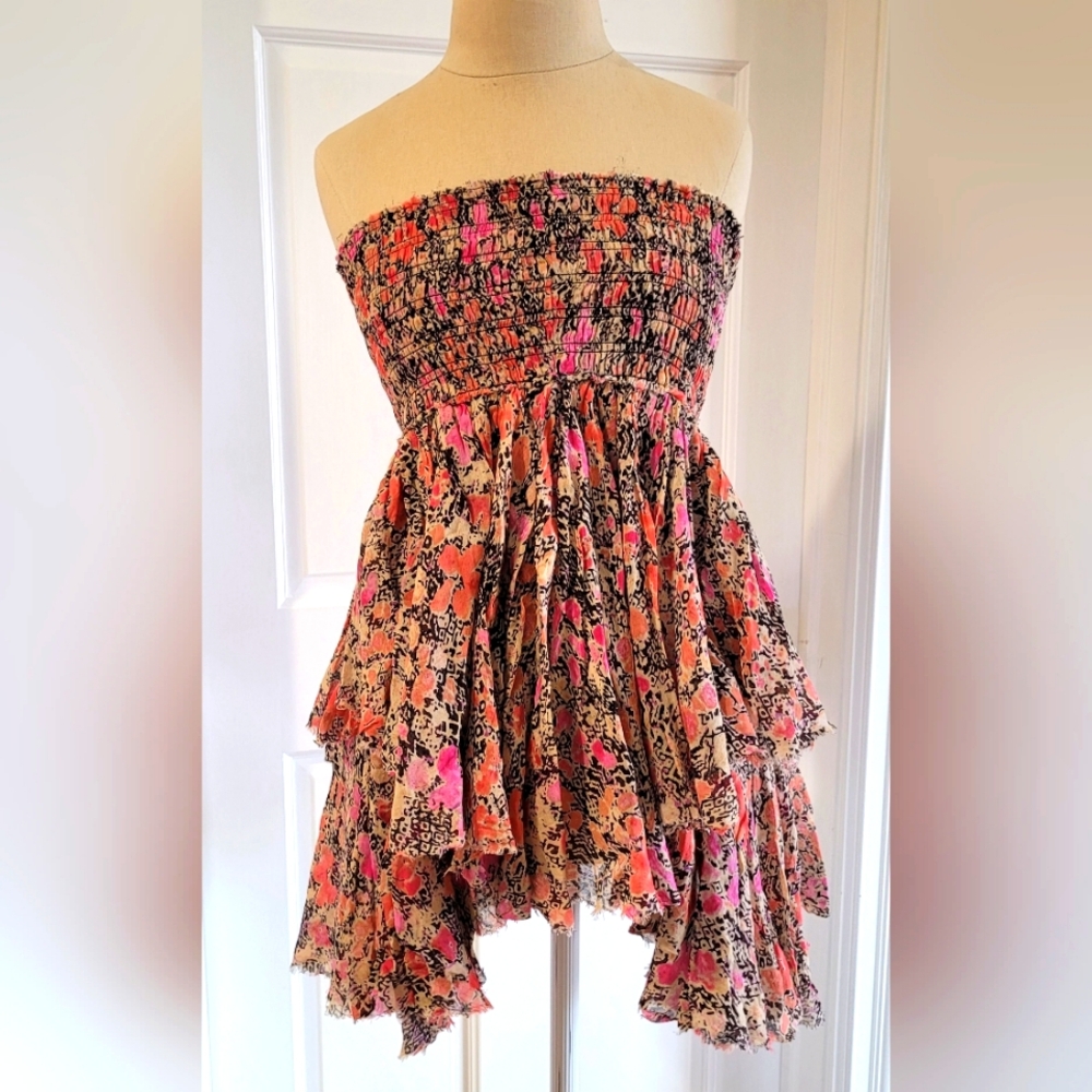 Free People- elasticated top/ skirt